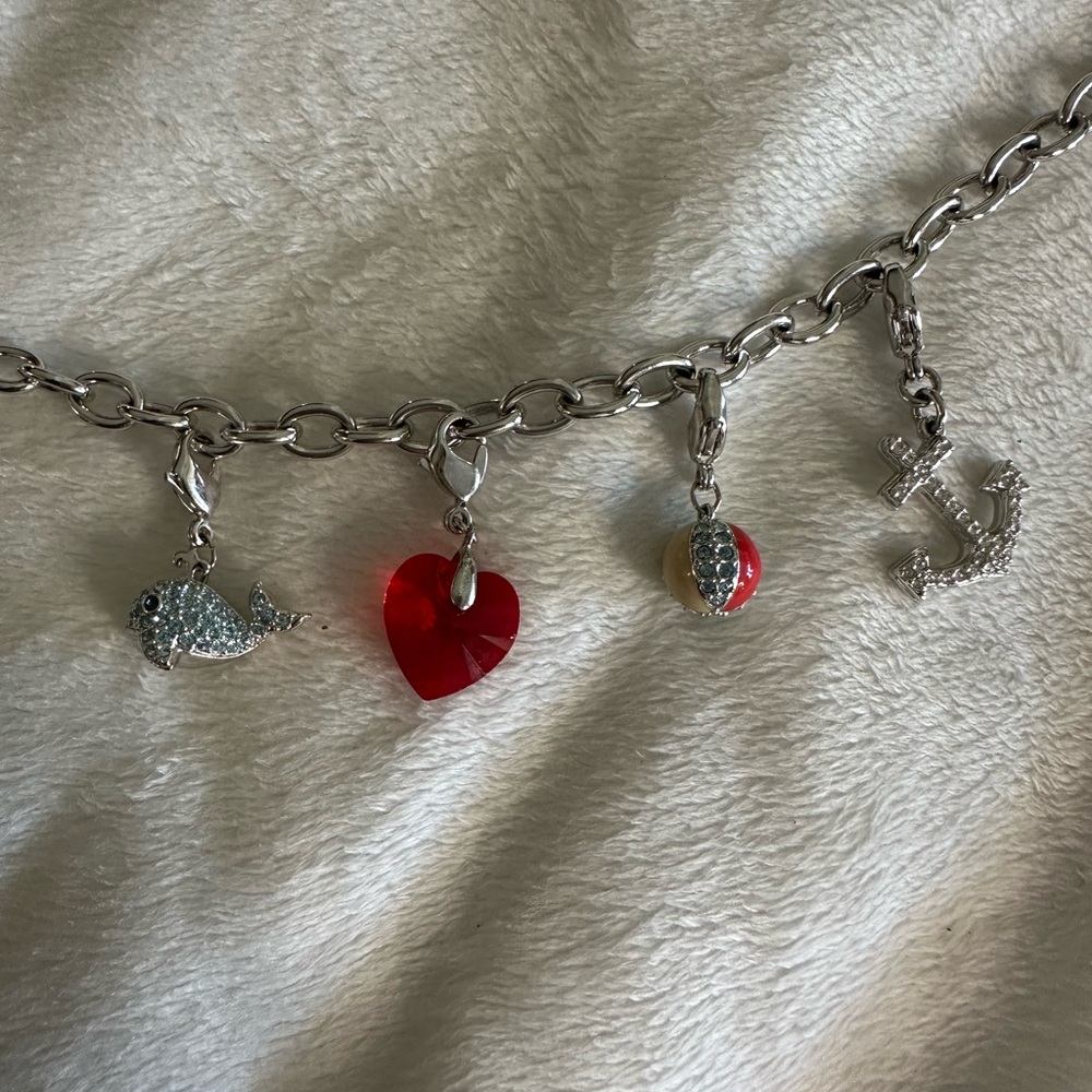 Nautical Swarovski Charm Bracelet